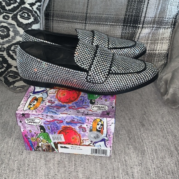 Jeffrey Campbell
Velvit Crystal
Embellished Loafer - Picture 8 of 17